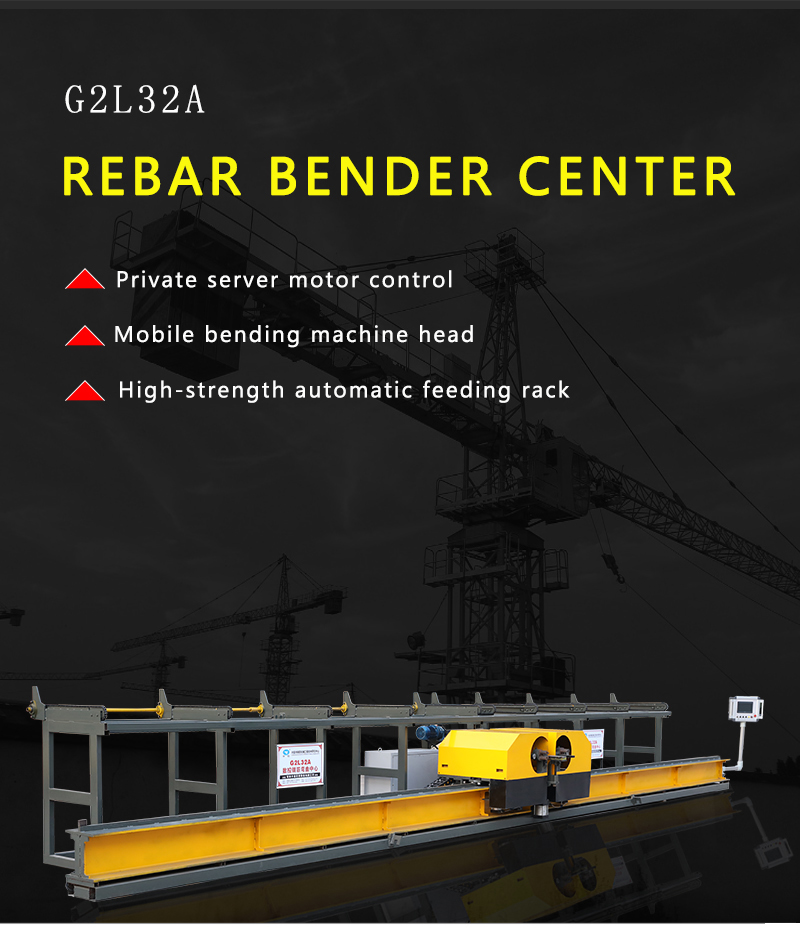 Rebar Double Bender Cnc Steel Bar /Rebar Bender Machine Center