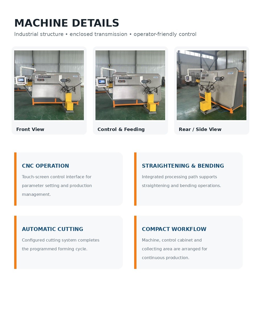 HH4-14S CNC Rebar Stirrup Bending Machine | Haihui Machinery